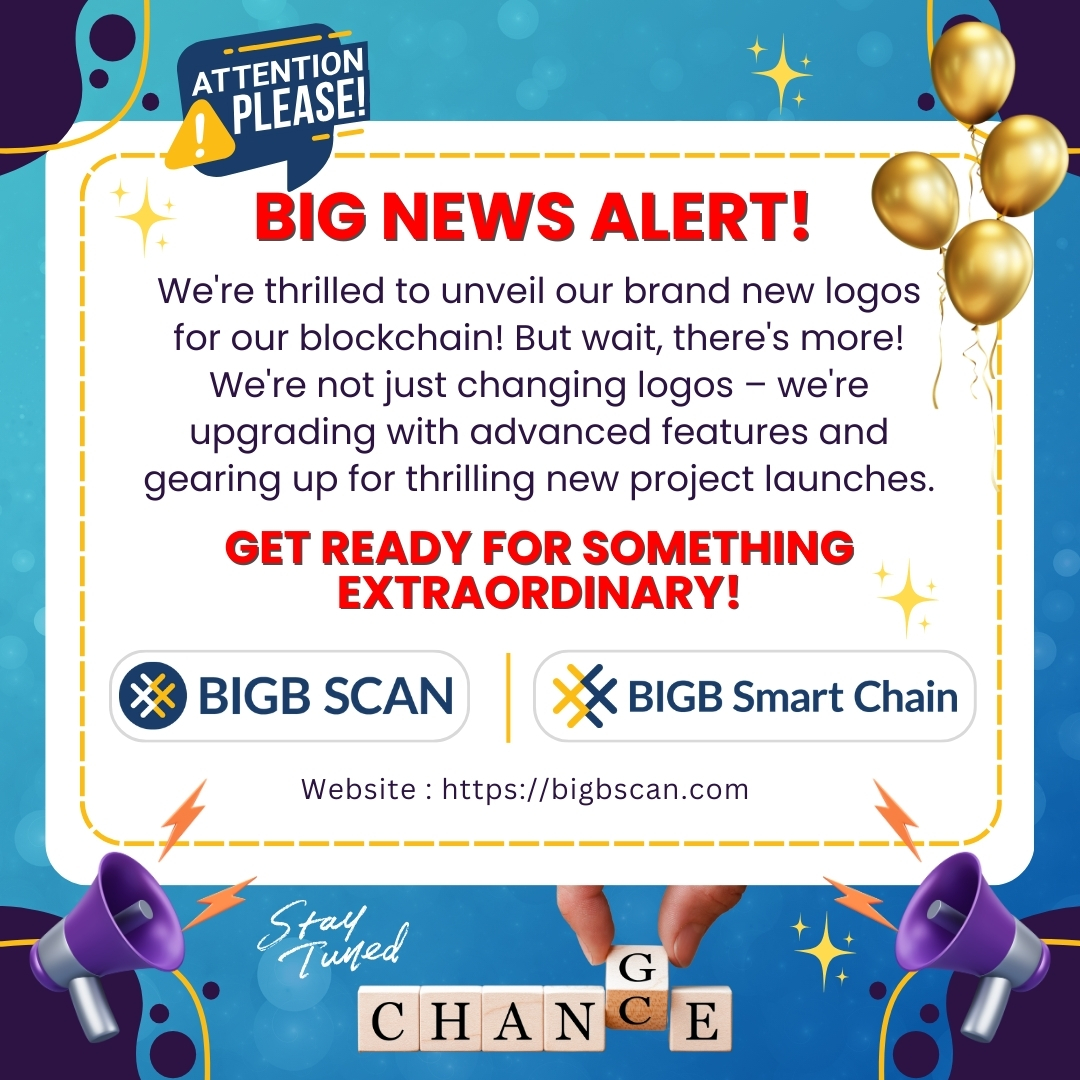 BIG NEWS ALERT - ON Maharashtra Day

We're thrilled to unveil our brand new logos for our blockchain
But wait, there's more!
We're not just changing logos – we're upgrading with advanced features and gearing up for thrilling new project launches.