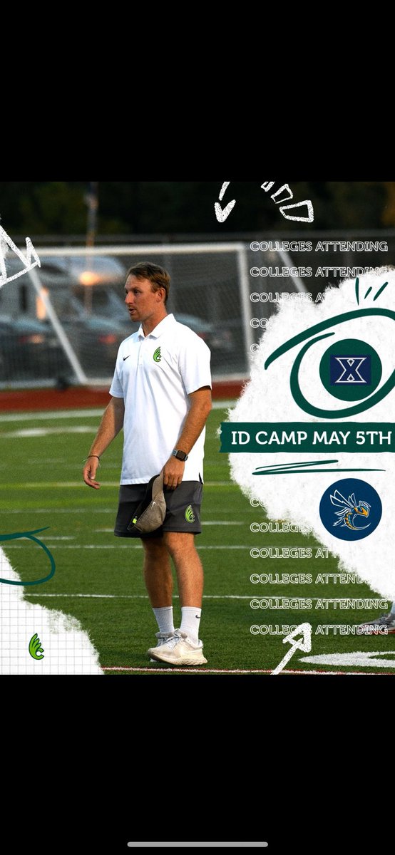 Last two days to sign up for our Sunday ID camp! Not a lot of spots left so be sure to sign up soon to secure your spot to be trained and evaluated by our coaching staff along with coaches from Xavier and Cedarville! #WeAreDubC menssoccer.wilmingtonathleticcamps.com/index.cfm