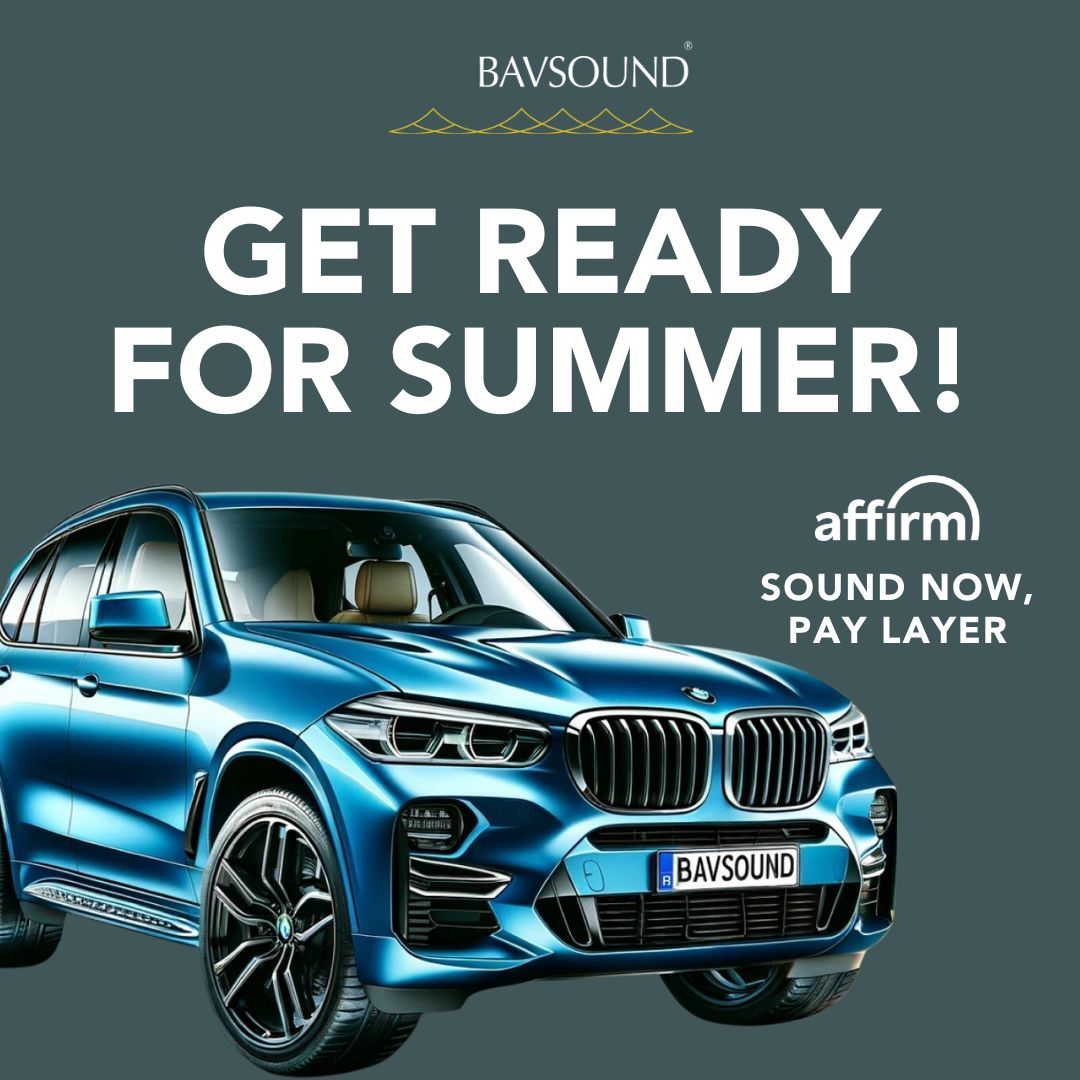 Summer isn’t waiting around, and you don’t have to either, thanks to instant financing through Affirm. 

No wiring. No cutting. No headache.

#bavsound #bmw #bimmer #bmwlife #mini #rollsroyce #supra #bmwnation #bmwgram #bmwlove #bmwmotorsport #carsound #bmwspeaker #bmwspeakers