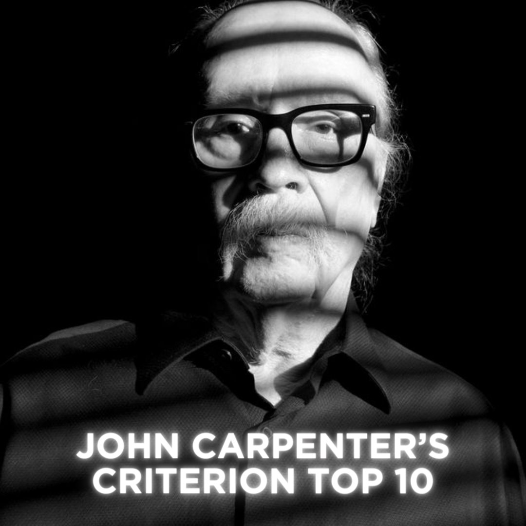 'Noirs, both their cinematic qualities and their evocative titles, inspire me a great deal. I’m in awe of this genre.' @TheHorrorMaster—whose latest album LOST THEMES IV: NOIR comes out this week c/o @SacredBones—shares his CRITERION TOP 10! criterion.com/current/top-10…