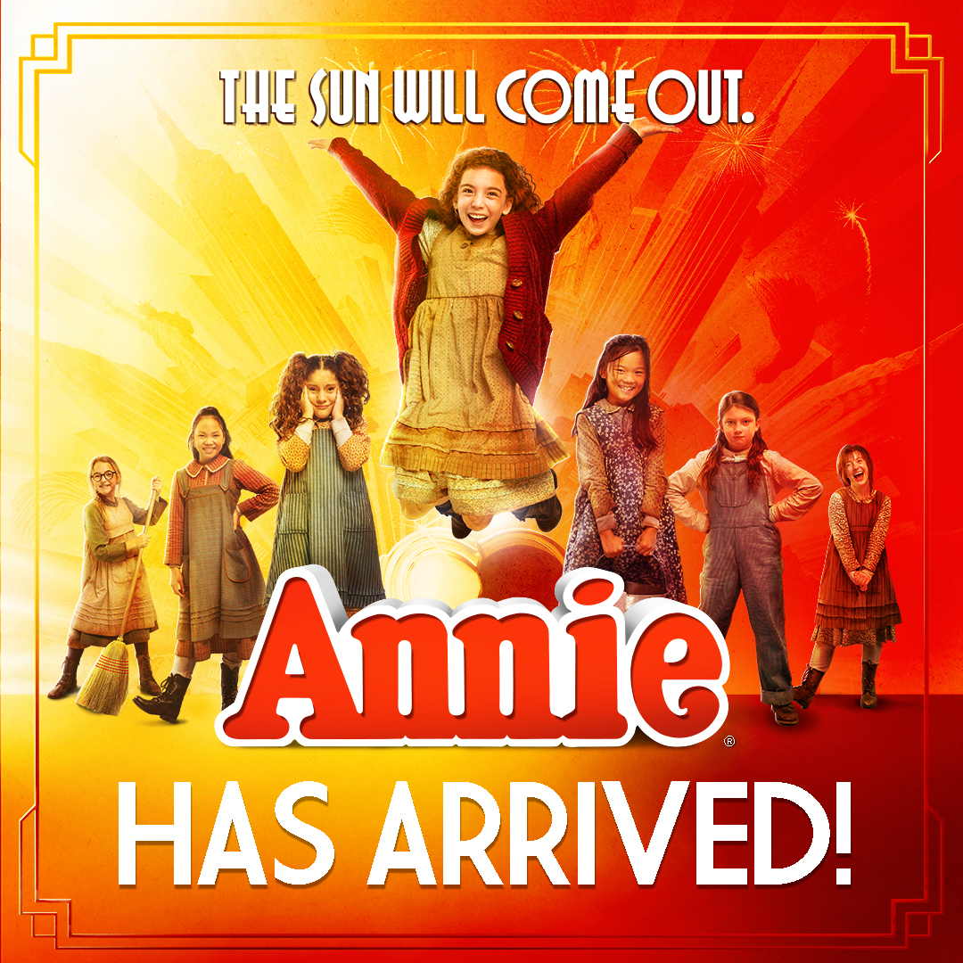 ANNIE has taken over our stage! Come see this classic musical playing this Friday thru Sunday at #TheFox. #AnnieOnTour Tickets are going fast! Get yours here: bit.ly/3vXgMc8