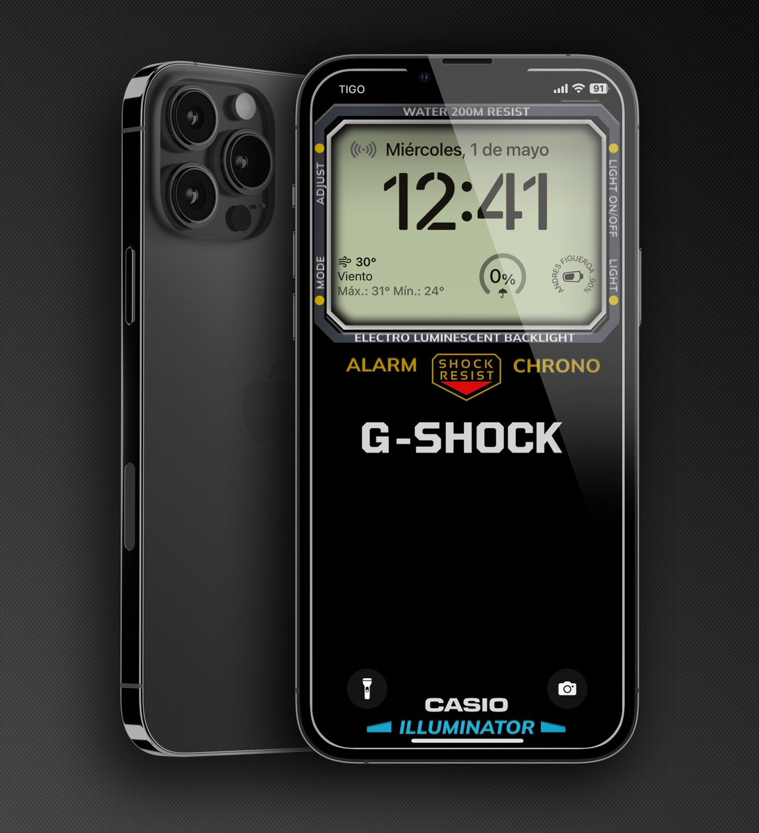 Make your phone look like a casio watch an Lock screen

Check link below for more details..

ko-fi.com/s/c0a2abb4e7
 
#Wallpaper #ios #android #screenshot
#iPhone #mockup #nojailbreak 

* template @nalankang1