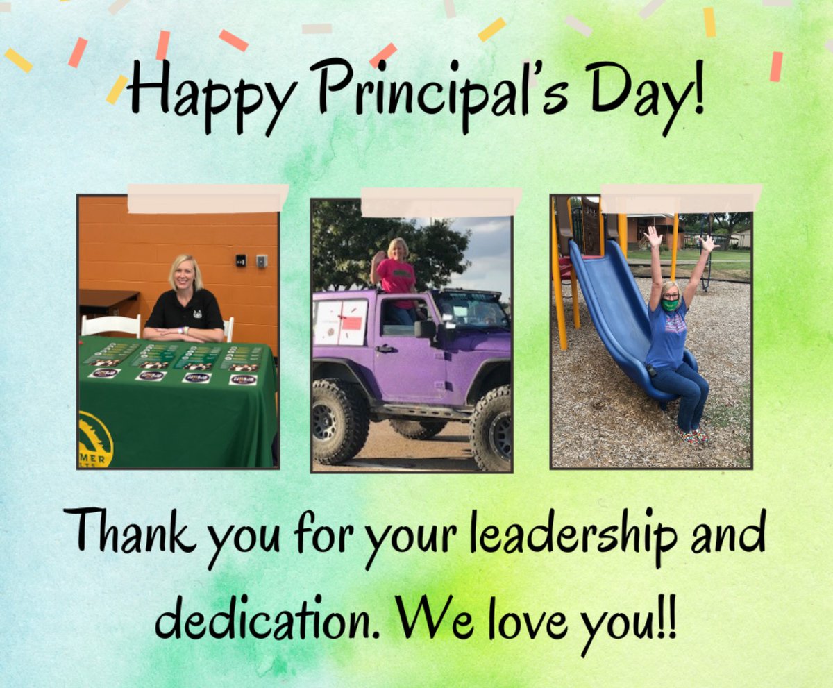 Happy School Principal's Day, Mrs. Walker!