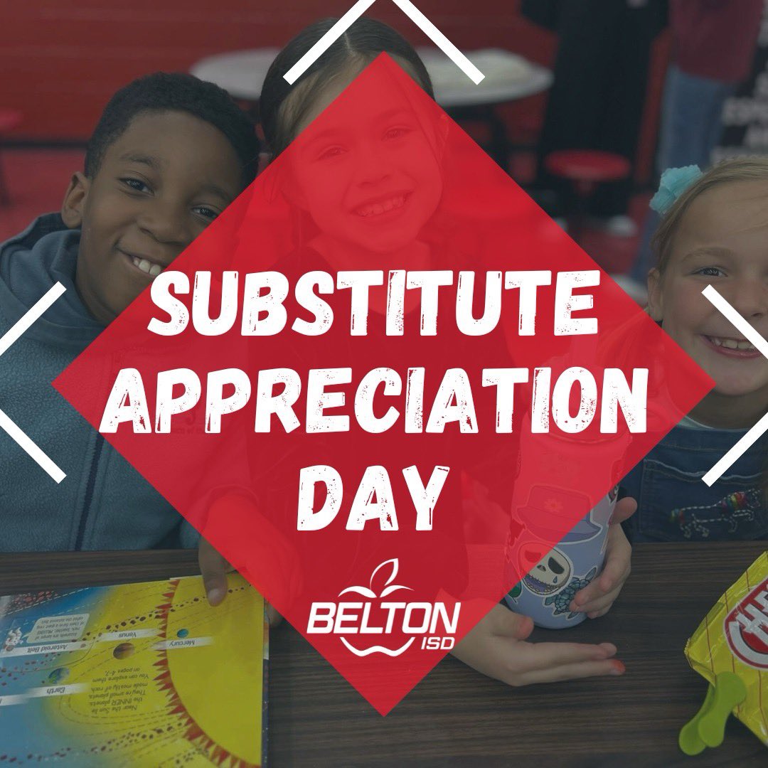 Today is also #SubstituteAppreciationDay! Our amazing substitutes step in, step up, and make a difference in our classrooms every single day! Their flexibility, enthusiasm, and dedication are truly appreciated. Thank you, Substitute Superstars!🍎