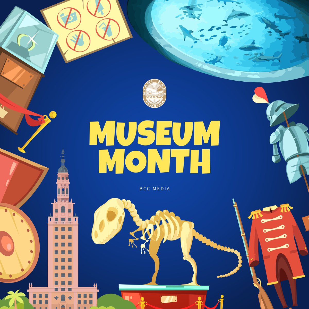 May is Museum Month, thanks to a resolution sponsored by Commissioner @RaquelRegalado to showcase #OurCounty's various art, history, and science museums that offer our community educational opportunities.