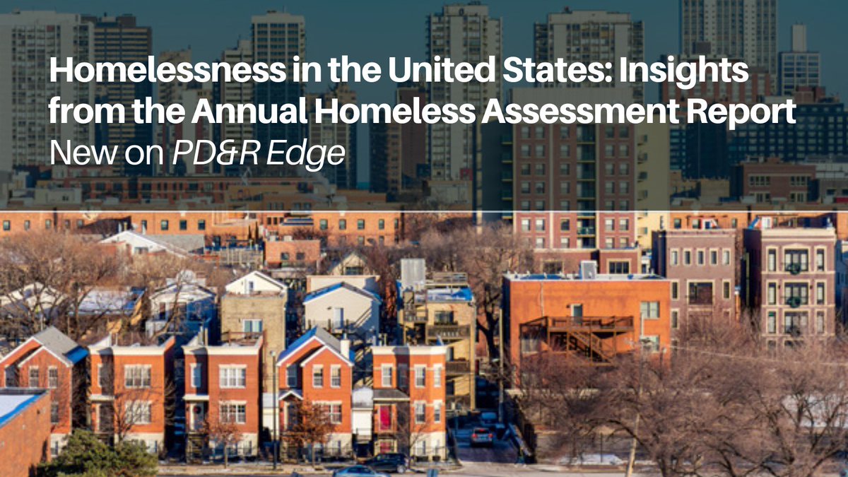 At a recent event hosted by @Harvard_JCHS, a group of panelists discussed the findings of the 2023 Annual Homeless Assessment Report and the current state of #homelessness in the United States. Read more on HUD User’s #PDREdge: tinyurl.com/yv5jt7a4