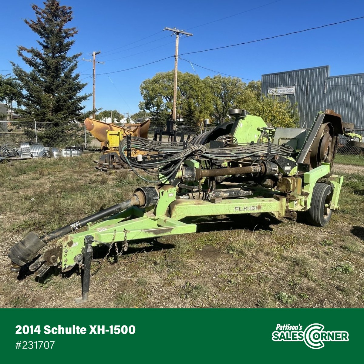 2014 Schulte XH-150 Stock: 231707 📍 Kamsack, SK Shop Here: ow.ly/cOHi50Rnnj1 #PattisonAg