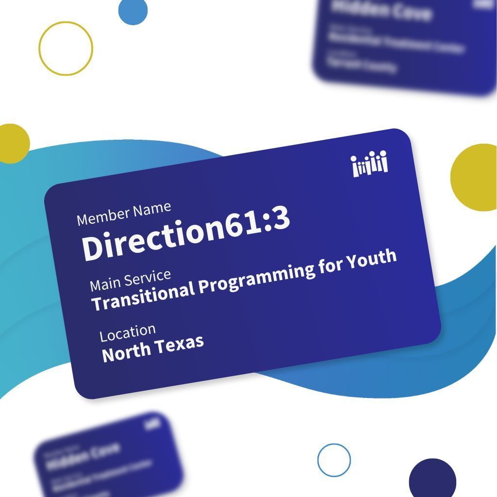 🥳 #NewMemberAlert 🥳 Our new members at Direction61:3 are a faith-based, transition support organization showing up for youth aging out of the system. Their housing and services are in McKinney and Denton. Learn more: direction613.org