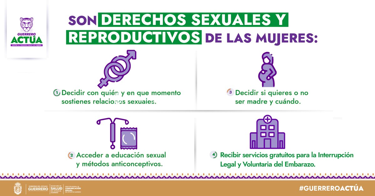 Si eres víctima de Violencia Sexual tienes derecho a recibir y acceder gratuitamente a los Servicios de Aborto Seguro (SAS) y al Servicio Especializado de Prevención y Atención a la Violencia de Género y Sexual (SEPAVI) de la @SSaludGro
#GuerreroActúa
@CONAVIM_MX
@OCNF