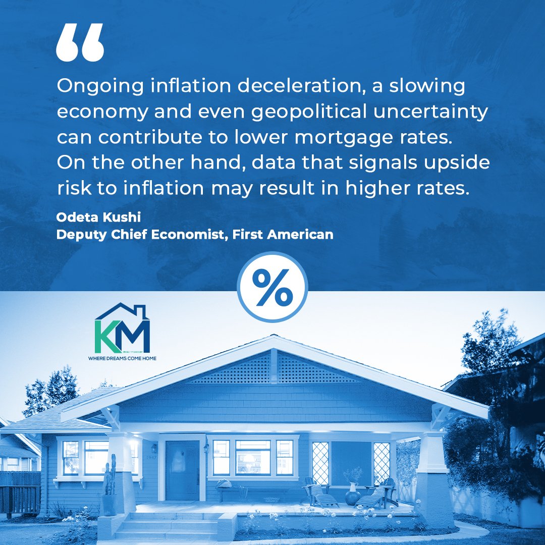 Ever wonder what makes mortgage rates go up or down? 

From economic trends to inflation, it's a complex web. And trying to keep up with the latest news on all those details can be stressful.

✅ kmrealtygroup.net/agents/
📞 (312) 283-0794

#mortgagerates #realestateagent #chicago