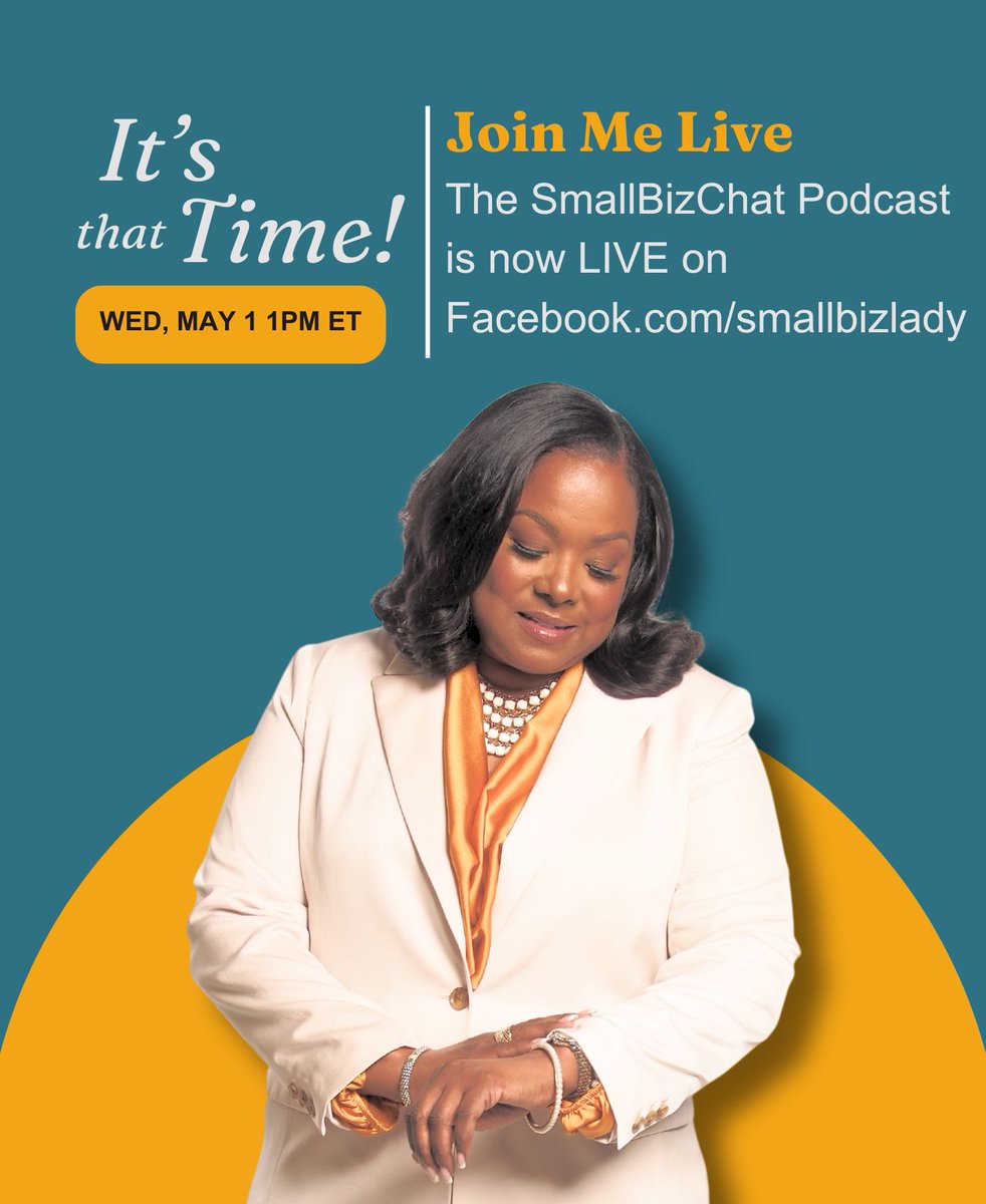 WE ARE LIVE! Tune in for this special edition for National Small Business Week! buff.ly/3y4tGWE 
#nationalsmallbusinessweek #facebooklive #businessadvice #preadvice #prtips #investmentips