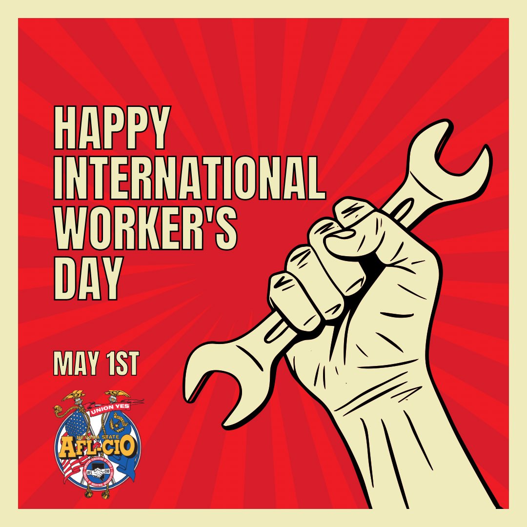 Happy May Day from the Nevada State AFL-CIO! Today we celebrate the hard-fought struggles of workers around the world. From fair wages, to safe working conditions, we stand united in solidarity for justice and equality ✊🏻✊🏼✊🏽✊🏾