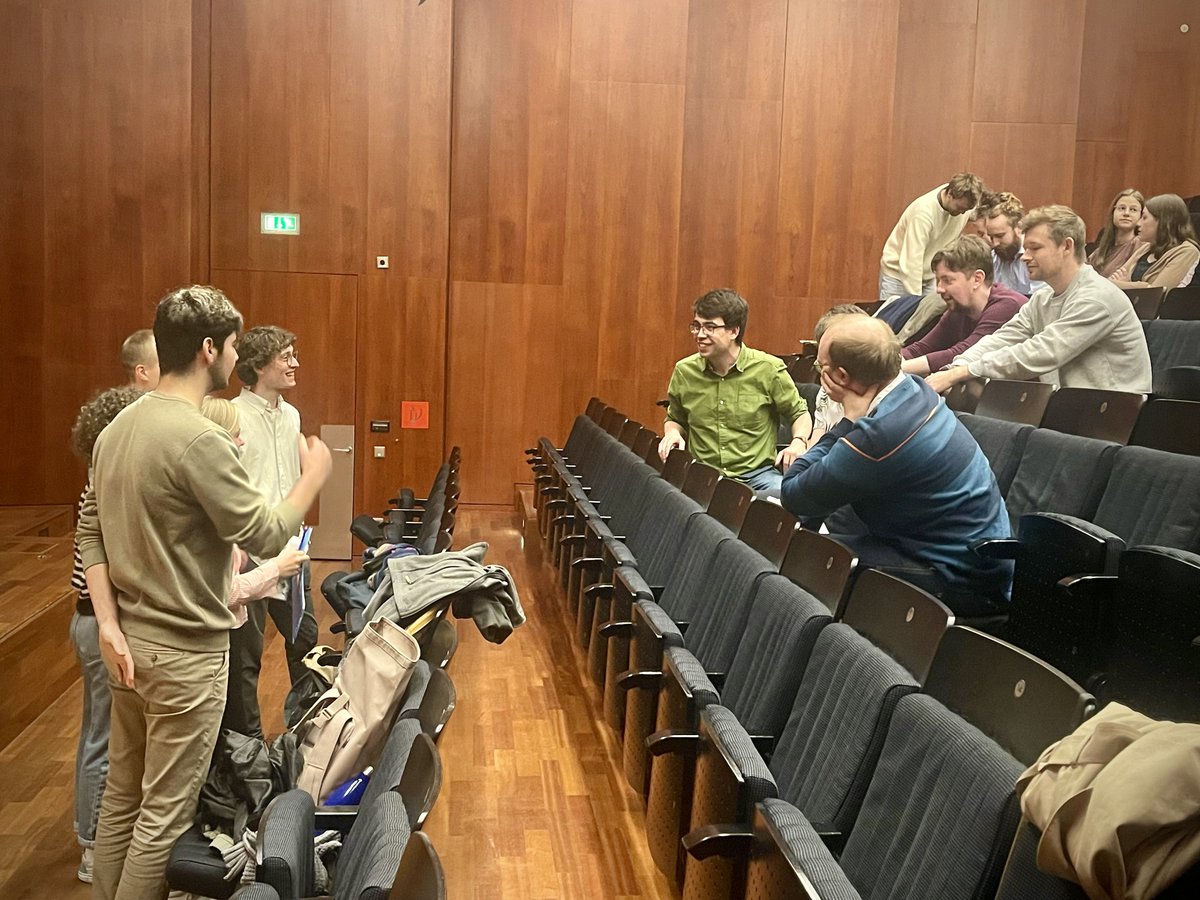 Here we are with students from the Hochschule for Music and Performing Arts in Stuttgart. We had a great time working with two consorts, and then with singers and conductors at the University. We hope to see you all again soon!