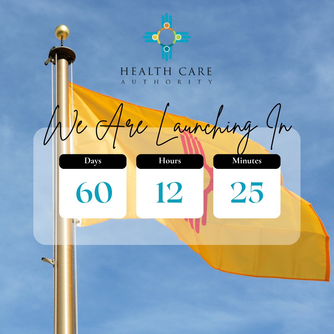 Countdown: 60 days until we launch the New Mexico Health Care Authority (HCA)!

Get ready for a revolutionary one-stop-shop for health care and social services. Stay tuned as we transform access to care and create a brighter, healthier New Mexico.

#OneHCA #60DaysToGo