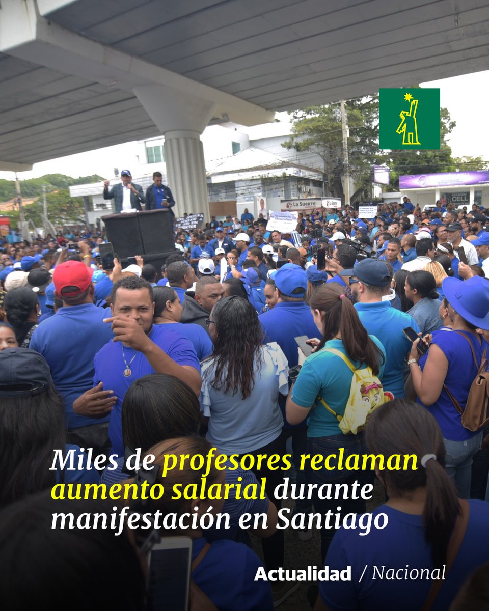 🗞 |#NacionalDL| Exigen aumento salarial y mejores condiciones laborales

🔗 ow.ly/5sp450RtYFM

#DiarioLibre #ADP #Santiago
