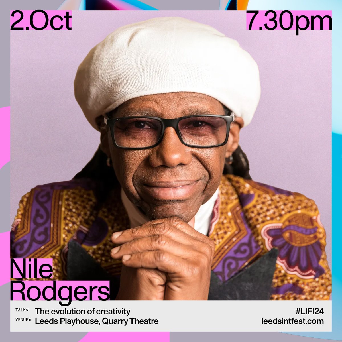 @laurenwindle_ EVENT: The evolution of creativity with @nilerodgers @bekaontoast  The last 50 years have seen both music and the industry around it change beyond recognition. It’s time to unpack what that means for artists and listeners today #LIFI24 📆 Wednesday 2 Oct 🕐 7:30 PM 3/12🧵
