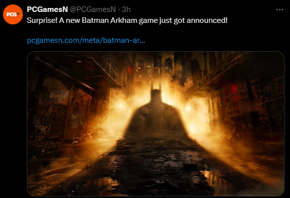 Surprise! It's a Meta Quest 3 exclusive VR game called Batman Arkham Shadow, developed by Camoflaj.