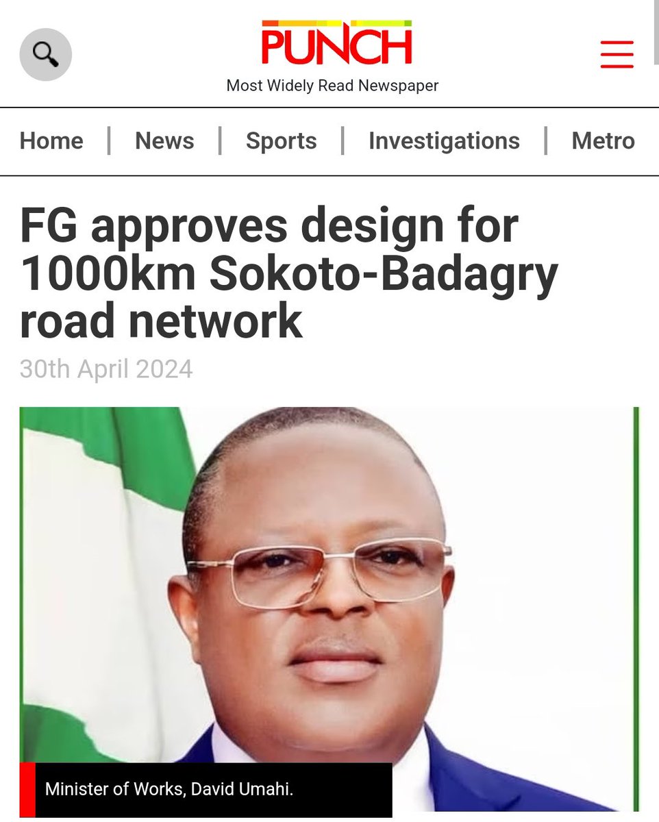 PBAT has approved the construction for Sokoto-Badagry Road. The flag-off will happen soon according to Umahi. Do you see the North criticizing it? Even our bigoted Obi & his supporters from SouthEast hasn’t said anything for the fear of Northern voters. They only hate NigerDelta.