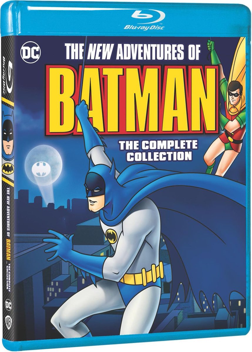 Filmation's The New Adventures of Batman from 1977 gets a Blu-ray release June 25th.

The only bonus feature is The Dark Knight Revisited, which is being reused from the previous DVD set.