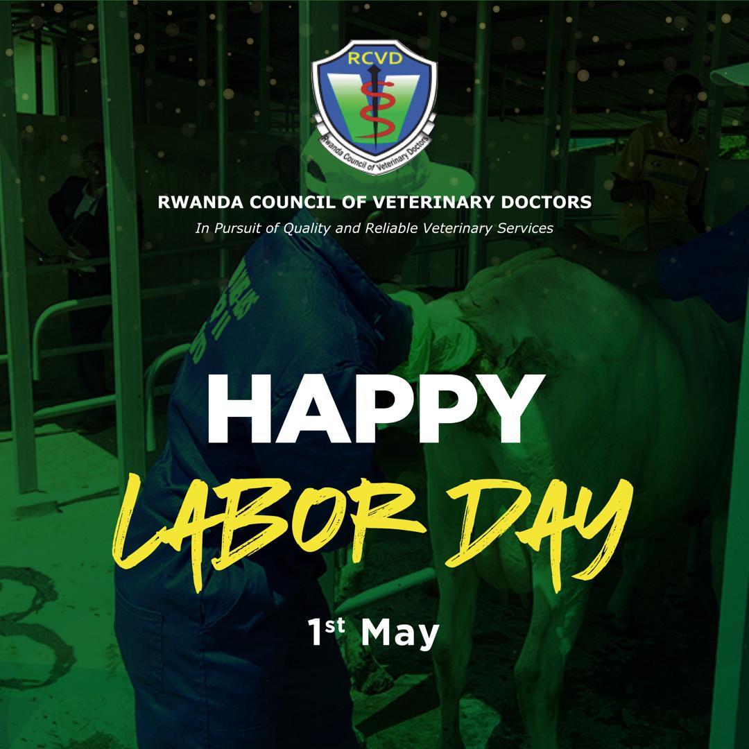 Happy Labour Day to all #Veterinary practitioners who work tirelessly to safeguard human & animals health.

#FoodSecurity🥚🥓🥛 
#OneHealth
#DiseasePrevention 
#FoodSafety
#Agriculture 📈
#EndMalnutrition