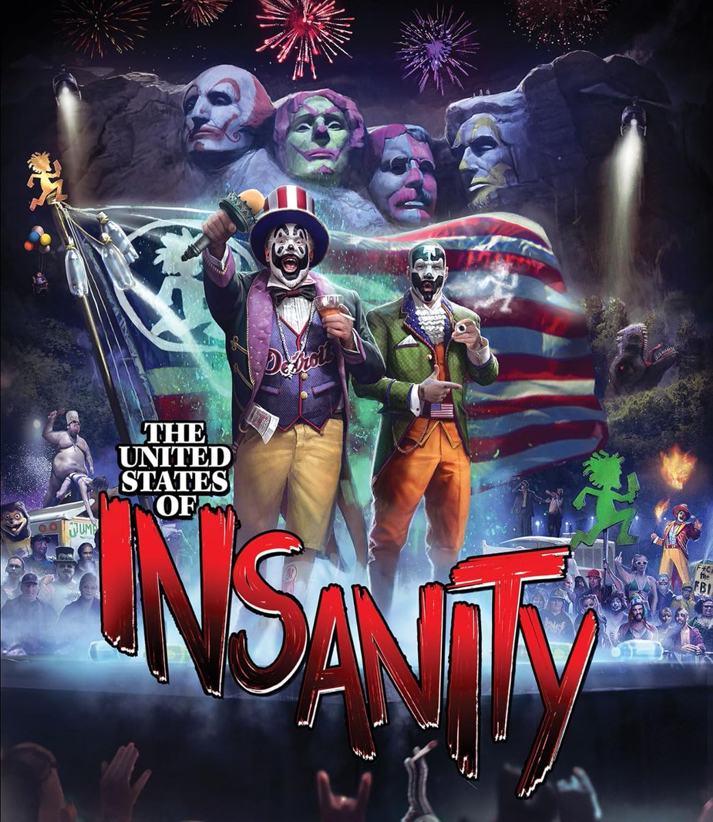 The documentary THE UNITED STATES OF INSANITY (2021) has been released on Blu-ray entertainment-factor.blogspot.com/2024/05/united… #bluray #documentary #theunitedstatesofinsanity #insaneclownposse #icp @icpmovie @EnjoytherideRES