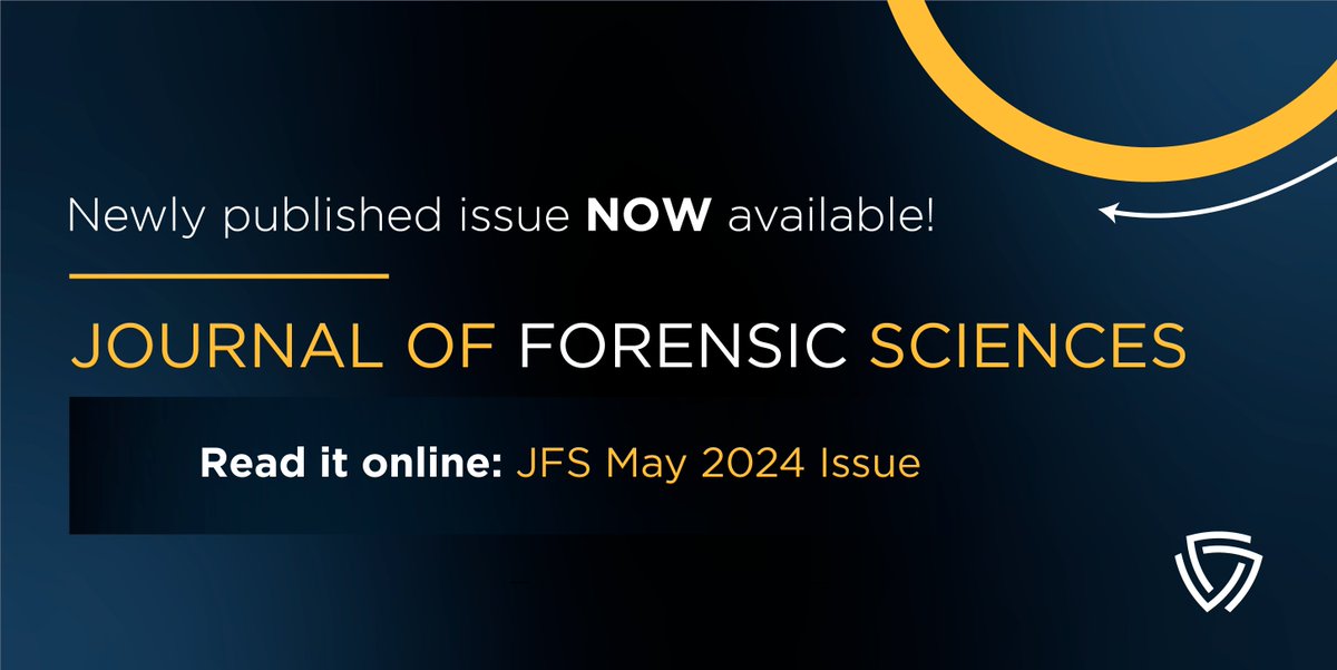 The latest #ForensicScience research is now available in the May 2024 issue of the Journal of Forensic Sciences!

Don’t delay, read the current #JFS issue today! onlinelibrary.wiley.com/toc/15564029/c…