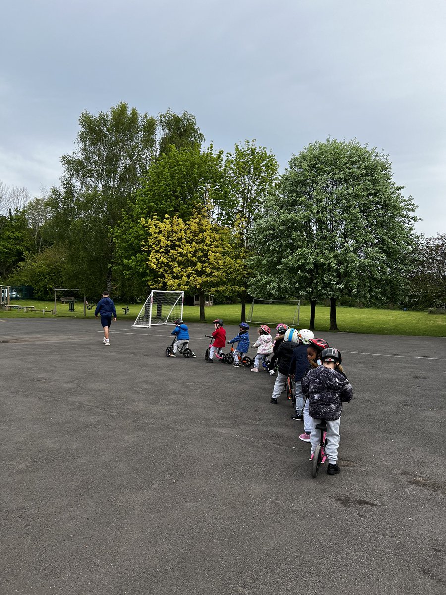 Doves had a lot of fun taking part in their first balance bikes session this week. They practised sitting on the bike correctly, moving forwards and backwards, and stopping. #EYFS #physicaldevelopment #grossmotorskills #PE #physicaleducation