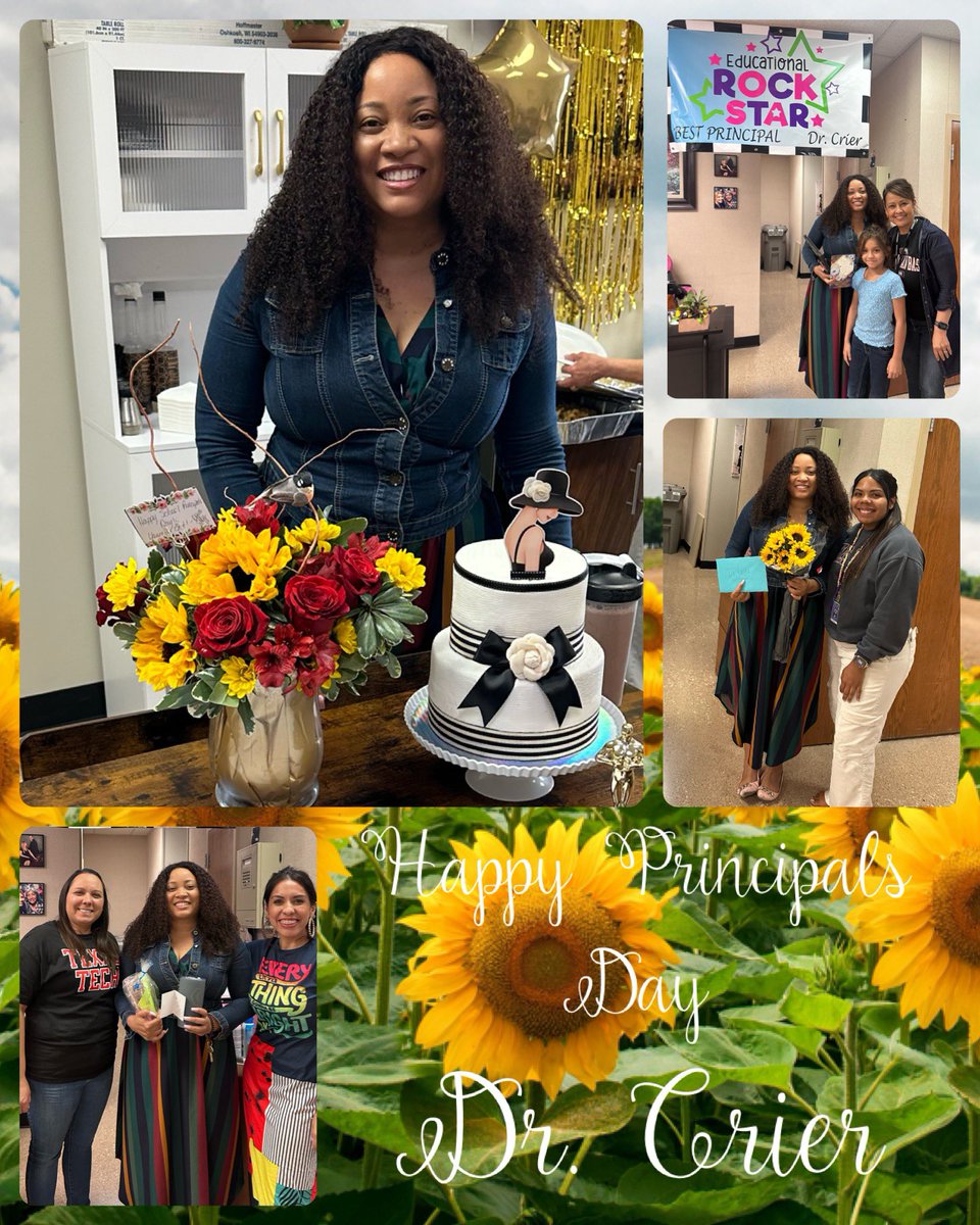 Dr. Crier THANK YOU for your hard work, dedication, and service to LBJ Elementary!  We are grateful and blessed to have you as our principal!❤️
#HappyPrincipalsDay #TheBEST @CrierZenovia @ErinBueno2 @LBJelementary @EctorCountyISD