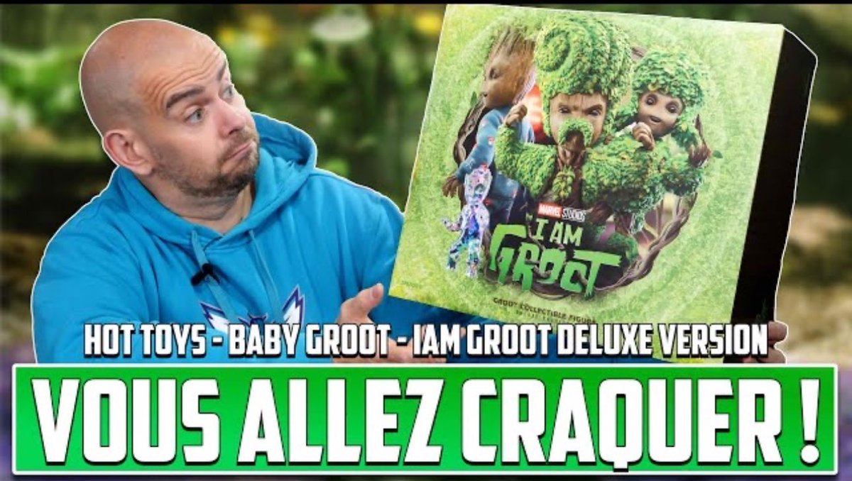 VOUS ALLEZ CRAQUER !  Baby Groot Hot Toys I'm Groot Deluxe Version
youtu.be/DTvkoH_Qsas