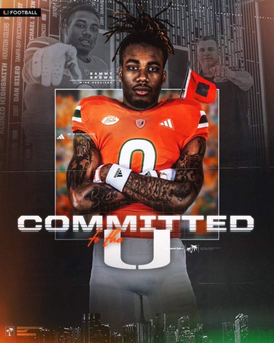 This past Sunday, the Canes added the top transfer portal wide receiver of the spring portal window. Sam Brown Jr. will help transform the @Canesfootball offense. Story⬇️: lifwnetwork.com/insights/sport… #GoCanes