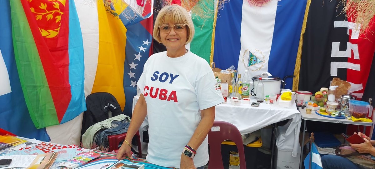Desde Bélgica 🇧🇪, cubanos residentes en las ciudades de Bruselas y Gante se sumaron a la celebración por el Día de los Trabajadores. #JuntosXCuba 🇨🇺 #PorCubaJuntosCreamos