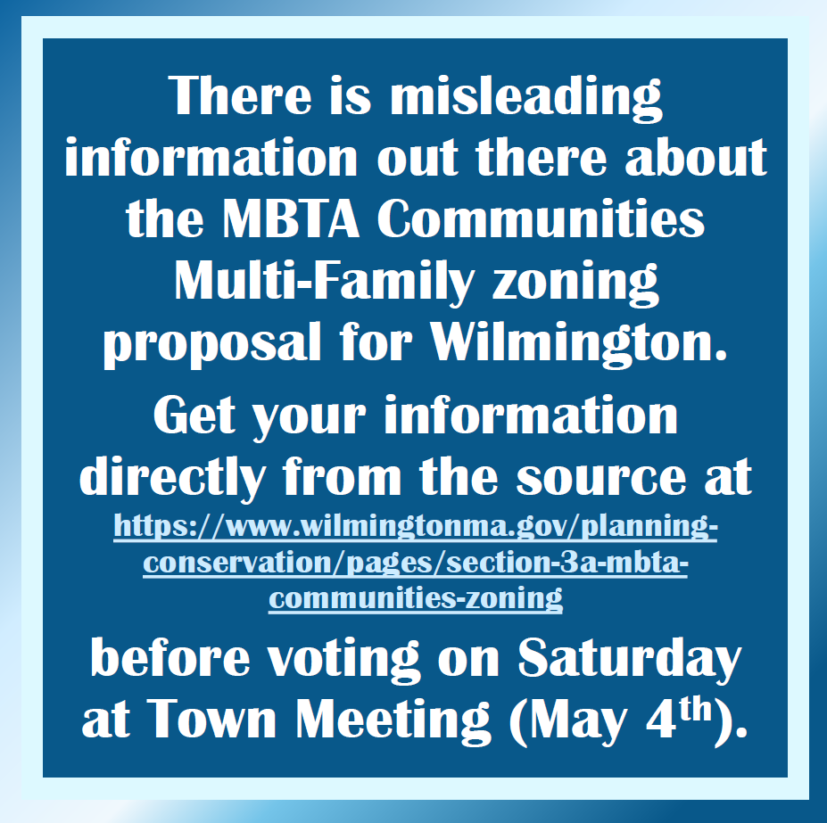 TownWilmMA's tweet photo. We encourage residents to reach out to the Planning Department at 978-658-8238 in the next couple of days to help clear up any questions ahead of Town Meeting. https://t.co/SGhbaduBvE