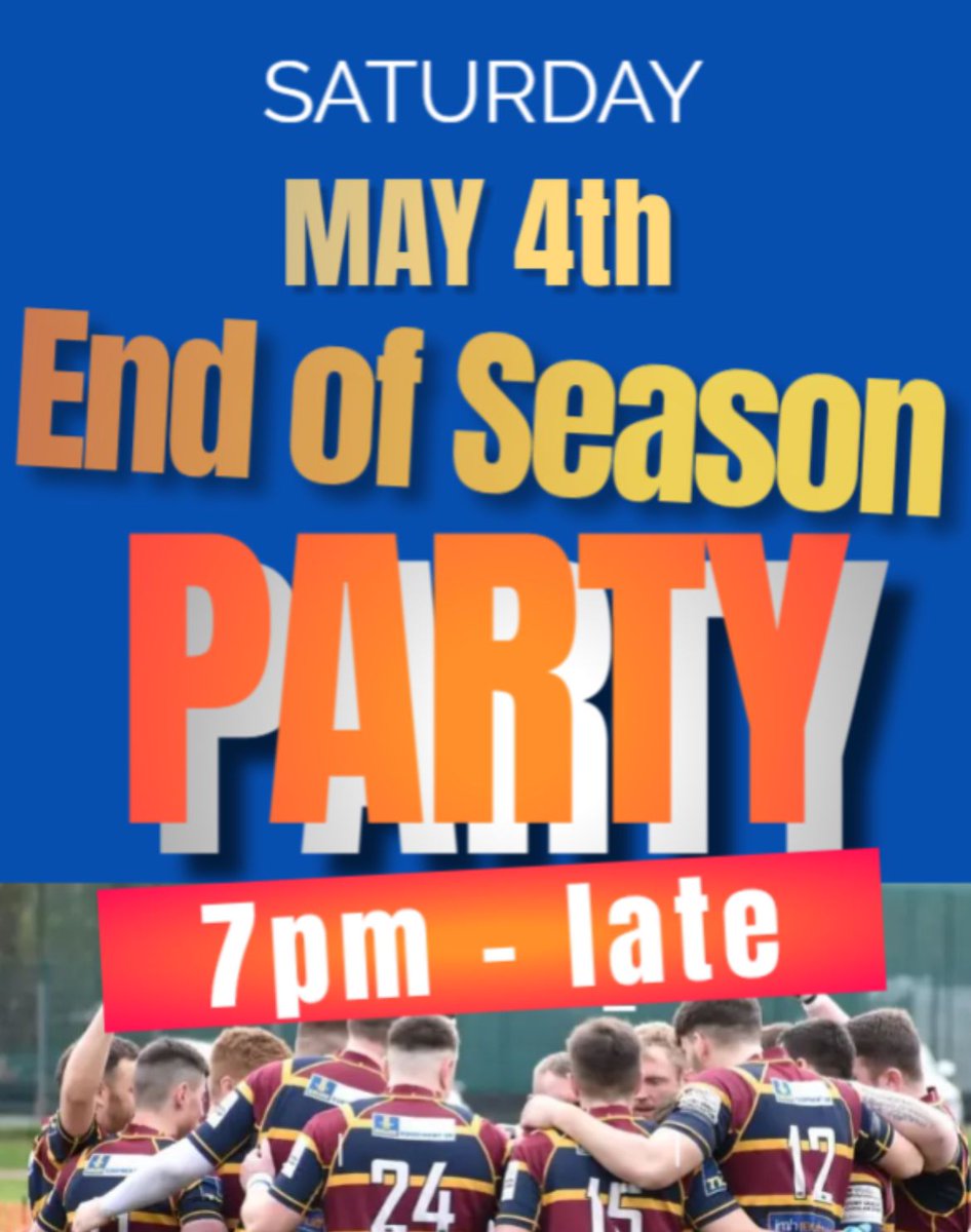 This Saturday: Celebrate a successful season! 

Despite the disappointment of defeat last Saturday there is plenty to celebrate; 1stXV promotion to Counties 1 Yorkshire, and the 2ndXV winning the South Merit League and the South Yorkshire Bowl.