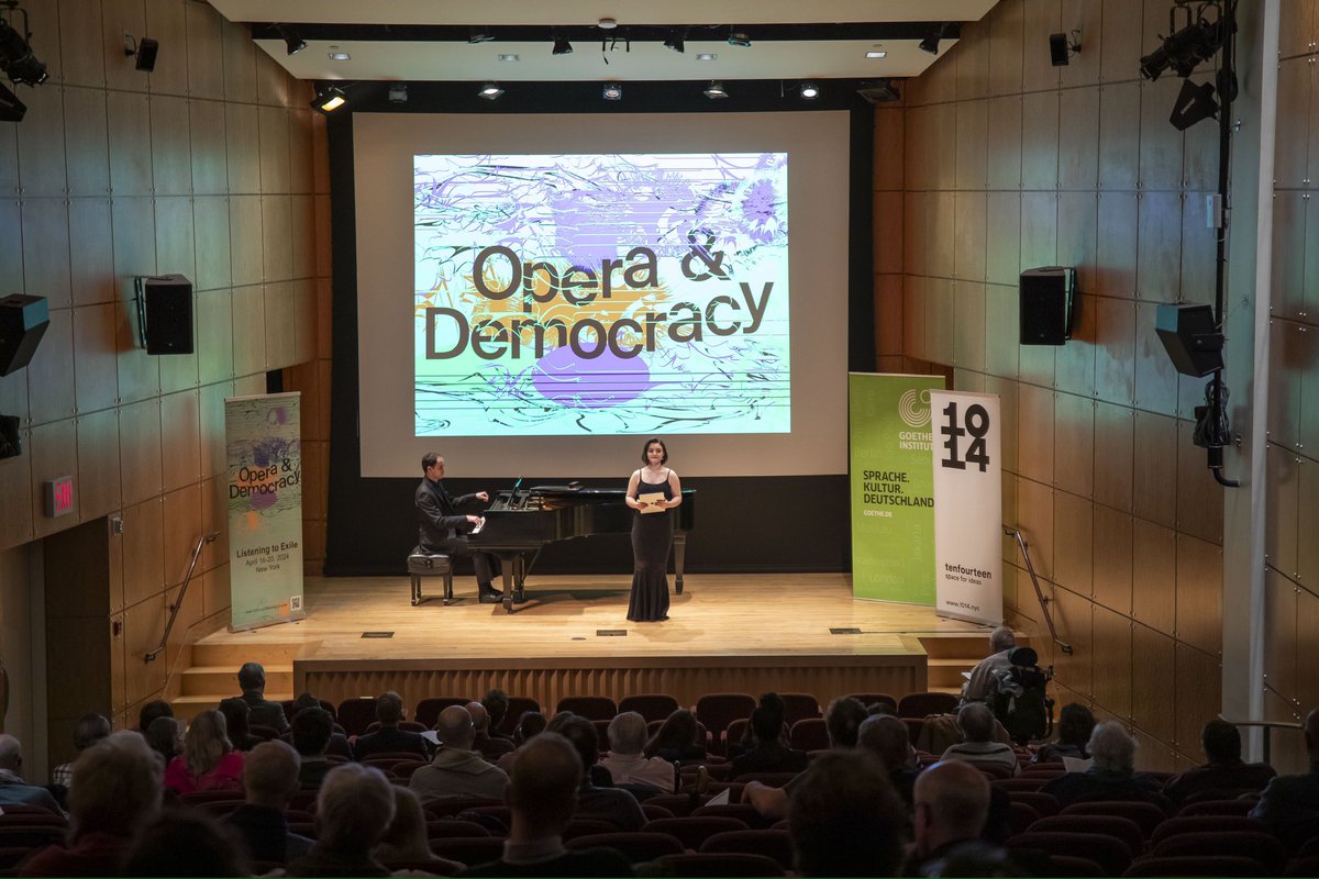 About last month: Kai Hinrich Müller was in #NewYork where he joined @1014nyc, @ACFNY, @lbinyc, & the Goethe-Institut NYC for the 4-day festival “Opera & Democracy: Listening to Exile.” Stay tuned for our upcoming events in Dresden, Providence & more!     #operaanddemocracy