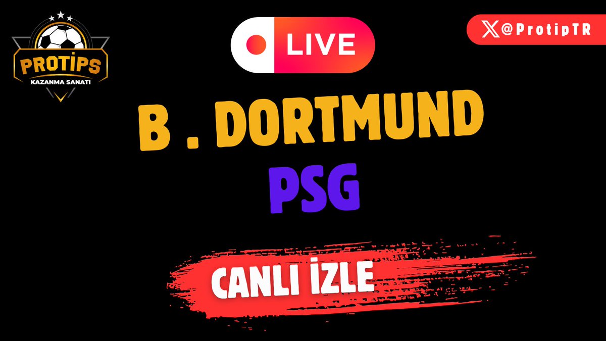Borussia Dortmund - PSG karşılaşmasını 22:00 da ProtipTR ayrıcalığı ile kesintisiz ve anlık izle!!

Tüm canlı yayınlar: heylink.me/protips/

#CANLIYAYIN #canlimacizle #canlikupon canlı izle inattv justintv maç izle SelçukSportsHD taraftarium24 kornerspor #BVBvPSG #UCL Live