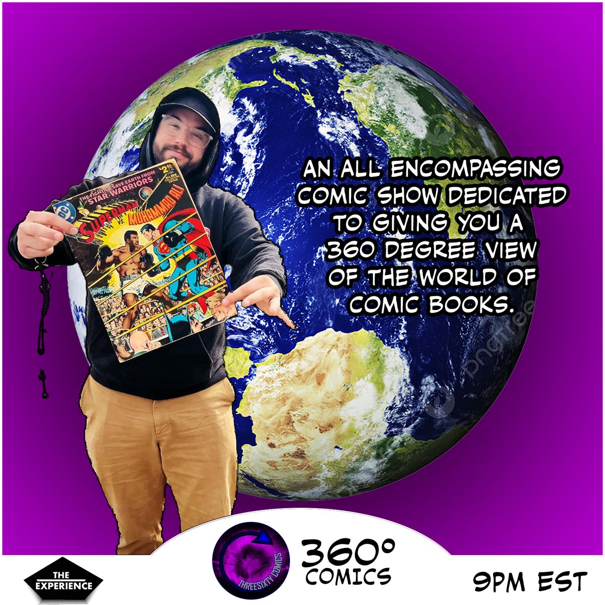 Today on the EXP: Rex is back with Comic Collectibles and then we have a trip around the comic world with 360° Comics. Tune in for all the fun! #comics #collectibles #livesales loom.ly/f3cSXCs