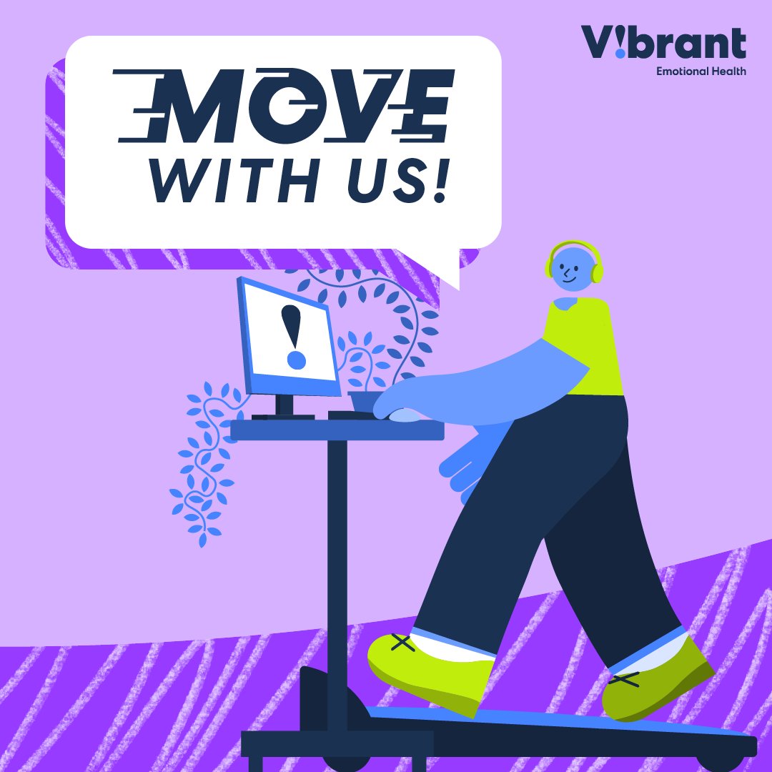 Today's the day! May 1st kicks off our Movement for Mental Health Challenge. Participants are committed to moving their bodies in some way every day & creating fundraisers to engage their communities and start conversations. Learn more at bit.ly/vibrantmoves. #MHAM