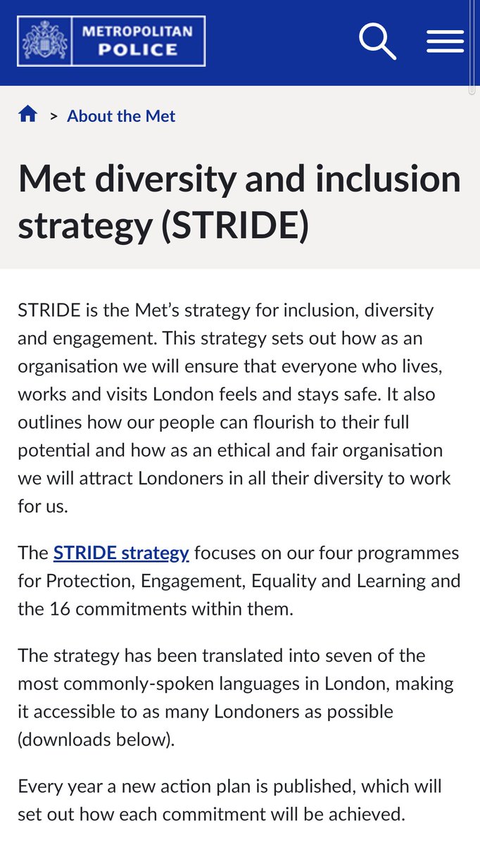 @Steve92592444 But the @metpoliceuk & @SadiqKhan are still obsessed with their 'diversity' drive. Here's a really radical suggestion: Why don't you just ensure that recruitment is open to everyone - and then recruit the best candidates? Or is that too 'out there'? Can't have too many whites?