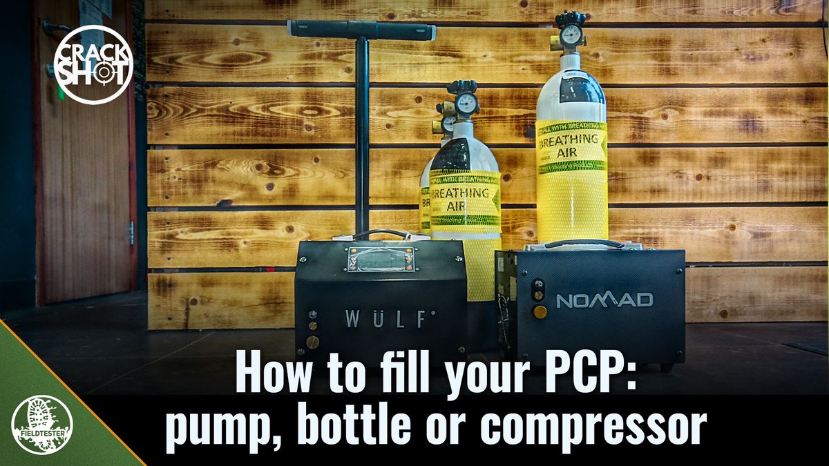 #FieldtesterFriday Hand pump, bottle or compressor: what's the best way to fill your PCP? Watch now: youtube.com/watch?v=WY49Rc… #airguns @Crackshot1_