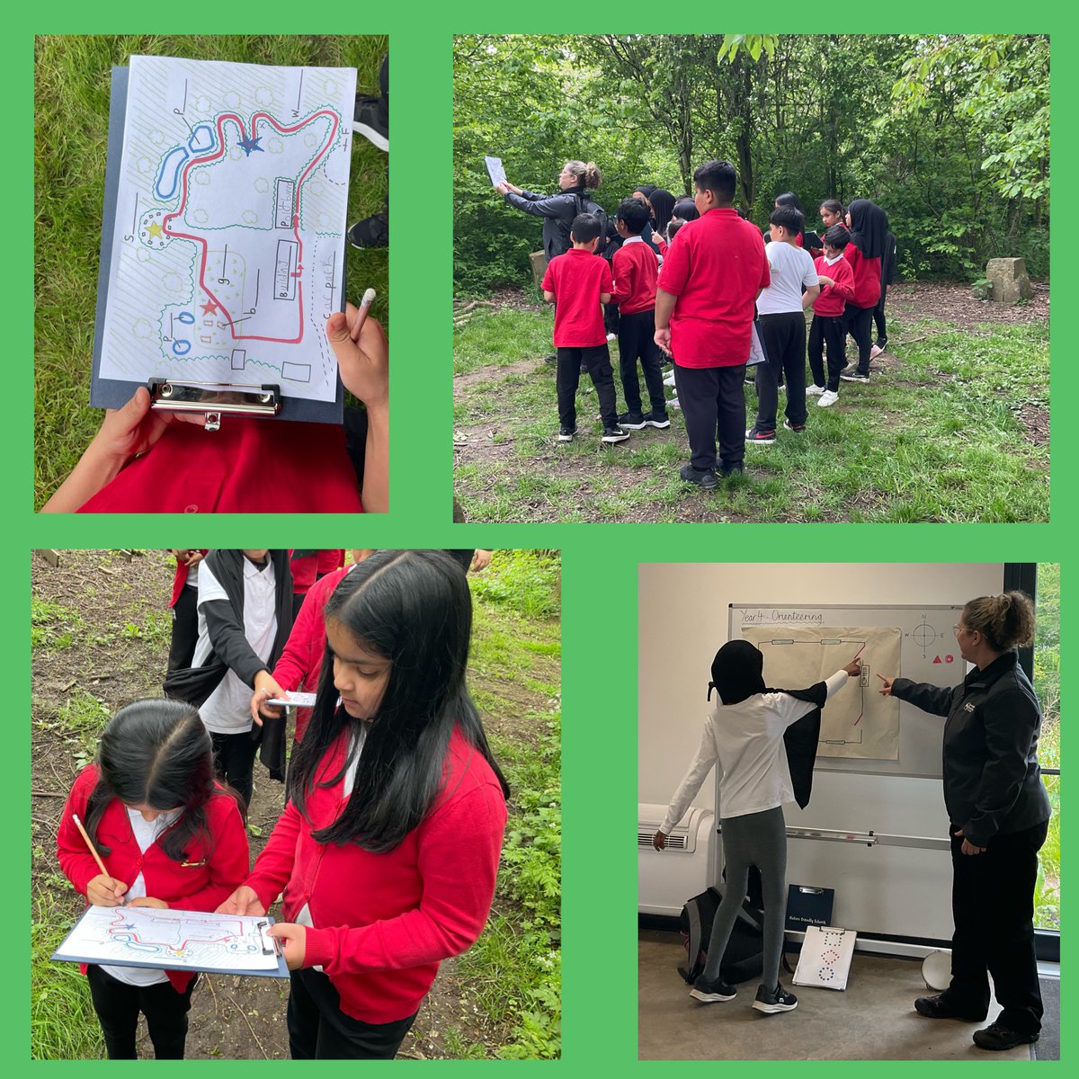 Year 4 embarked on an exhilarating adventure at the EcoPark, honing their orienteering prowess and mastering the art of map reading.