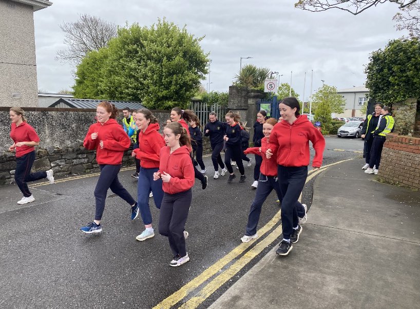 Health Promotion Week! Day 1 and 2 have been a very Positive and uplifting experience to start the sponsored 5k fun walk/Run. So far the 2nd, 5th & 6th years along with their teachers have completed their challenge.
