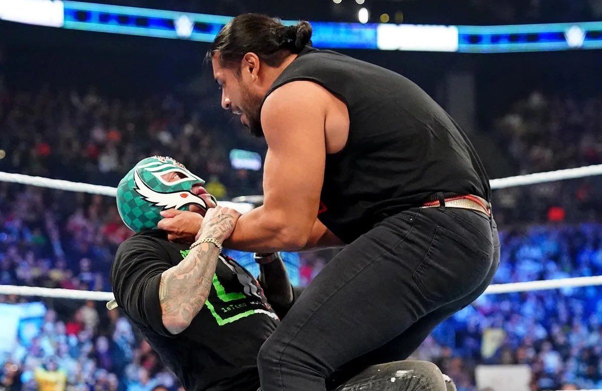 WWE has curated an updated list of all the times that Rey Mysterio was betrayed:

• Eddie Guerrero in 2005
• Chavo Guerrero in 2006
• Vickie Guerrero in 2006
• Batista in 2009
• Dominik Mysterio in 2022
• Santos Escobar in 2023
• Carlito in 2024
