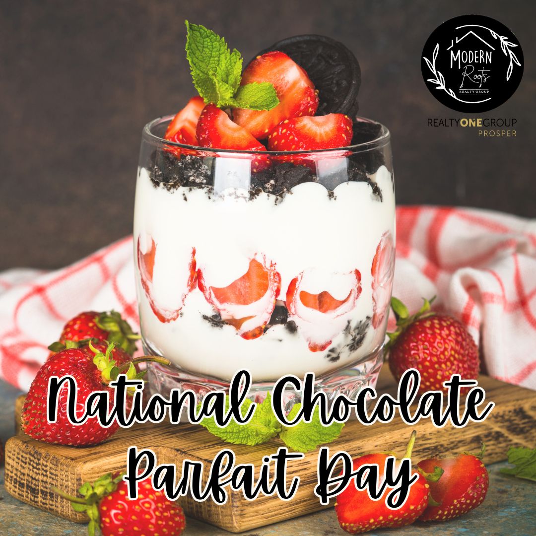Today is National Chocolate Parfait day! 🍫🥂😋

nationaltoday.com/national-choco…

#modernrootsrealtygroup #chocolate #ParfaiT #TreatYourself