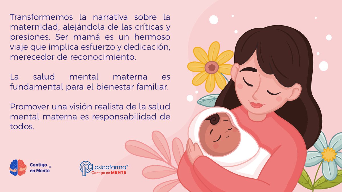 ¡Por una maternidad auténtica y saludable! La maternidad es un viaje maravilloso, pero también puede ser complejo y abrumador. ¡Es hora de dejar atrás el estigma y buscar ayuda cuando sea necesario!
#SaludMentalMaterna #MaternidadReal #ContigoEnMente