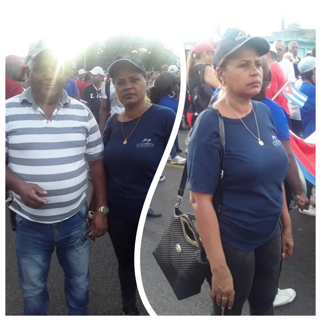 Los trabajadores de la UEB #Sumarpo Oriente dijeron, presente, firmes y unidos, en la jornada de celebración por el #1deMayo. #PorCubaJuntosCreamos