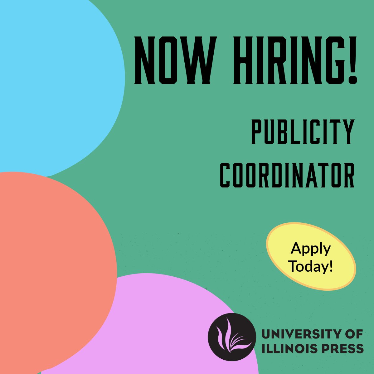 COME WORK WITH US! 💻 UIP is looking to hire a publicity coordinator. Interested? More info & how to apply here⬇️ illinois.csod.com/ux/ats/careers…