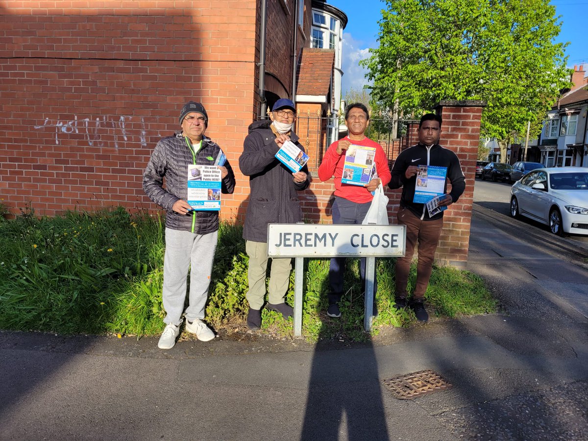 A great Eve of Poll effort by Councillor Jaiantilal Gopal in Belgrave Ward. Many thanks @leicester_cons and everyone for the massive effort made in the PCC Election.