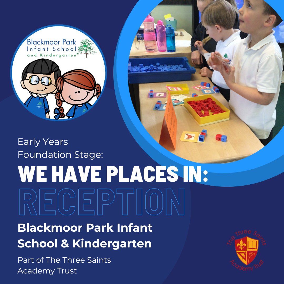 Are you looking for a Nursery or Reception place for your child, in the West Derby area of Liverpool 👦🏽👧🏼? If so, please contact the school office on 0151 228 8576 for more information ℹ️☎️. @the3saints @ThreeSaintsEYFS #ThreeSaintsEYFS