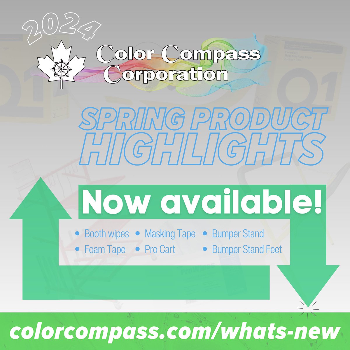 ColorCompass's tweet image. The Color Compass Spring Flyer is here! Check out the links below for more info:

colorcompass.com/whats-new OR colorcompass.com/spring-flyer
