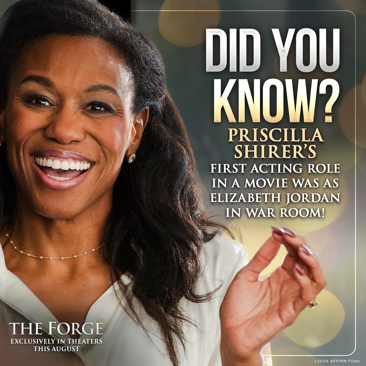 Who loved Priscilla Shirer in WAR ROOM?